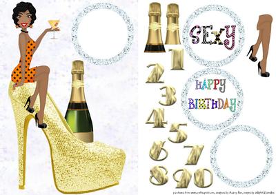 Birthday Girl Gold Shoe 5