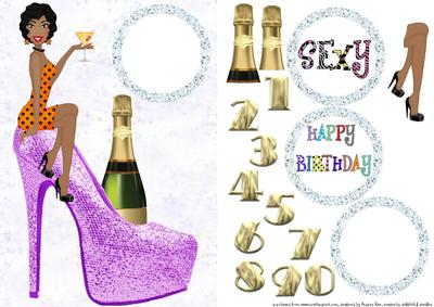 Birthday Girl Purple Shoe 5