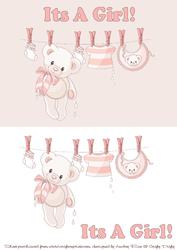It's a Girl Washing Line