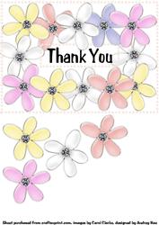 Thank You with Flowers