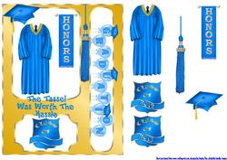 Graduation Boy Blue