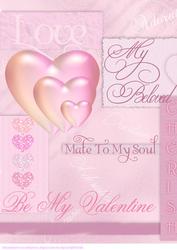 Be My Valentine Pink A4