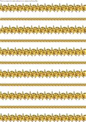 Gold Star Garland Backing Paper
