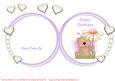 Hearts & Pearls Frame Lilac Birthday