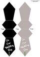 Tie Shaped Card/bookmark Wedding Day Green Diamante