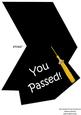Mortar Board Shaped Card Gold Tassel
