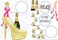 Birthday Girl Gold Shoe