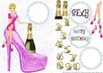 Birthday Girl Pink Shoe