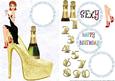 Birthday Girl Gold Shoe 2