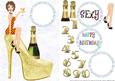 Birthday Girl Gold Shoe 3