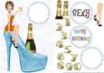 Birthday Girl Light Blue Shoe 3