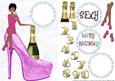 Birthday Girl Pink Shoe 4
