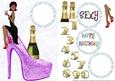 Birthday Girl Purple Shoe 6