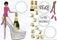 Birthday Girl Silver Shoe 4