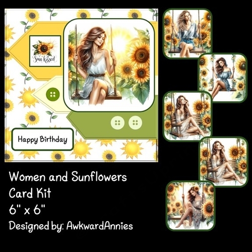 Women and Sunflowers