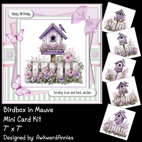 Birdbox in Mauve