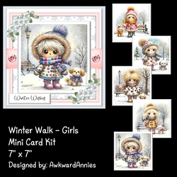 Winter Walk: Girl