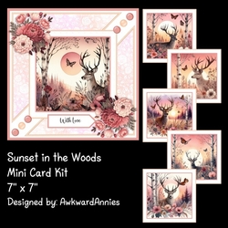 Sunset in the Woods