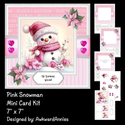 Pink Snowman