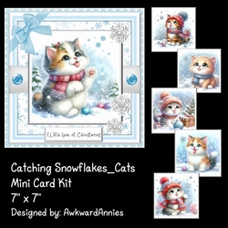 Catching Snowflakes - Cats