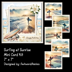 Surfing at Sunrise