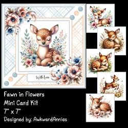 Fawn in Flowers