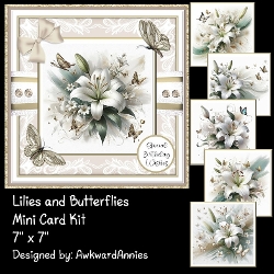 Lilies and Butterflies