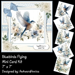 Bluebirds Flying