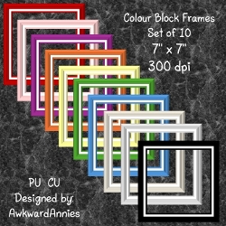 Colour Block Frames