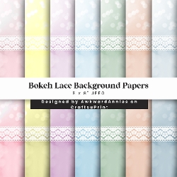 Bokeh Lace Background Papers
