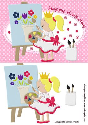 Painting Girl Sheet