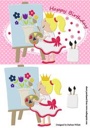 Painting Girl Sheet