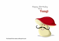 Happy Birthday to a Fungi
