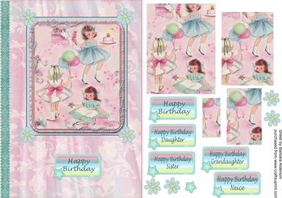 Retro Birthday Girl