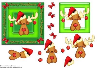 Neon Glow Rudolph