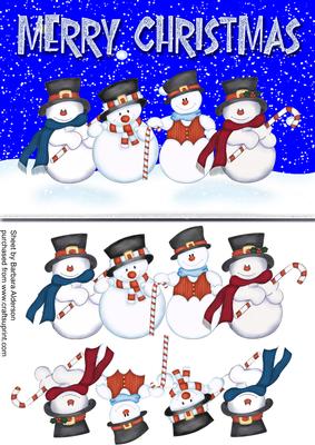A Quartet of Snowmen