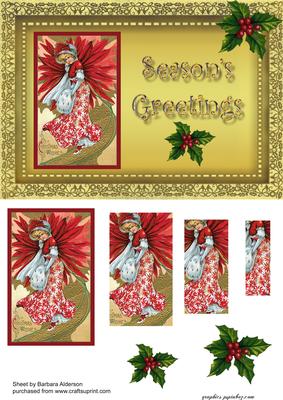 Poinsettia Lady