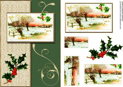 Christmas Snow Scene