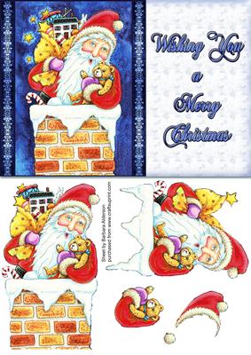 Santa's in the Chimney!