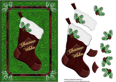 Christmas Wishes - Red Stocking