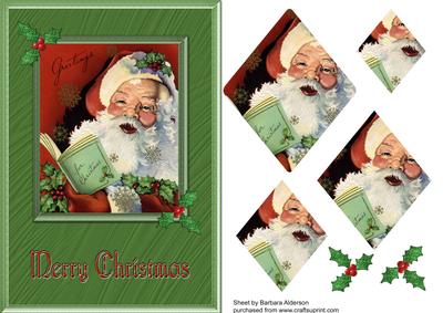 Greetings for Christmas from Santa