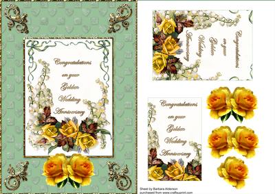 Golden Roses for a Golden Wedding