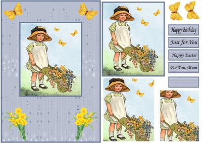 A Barrow of Spring Flowers