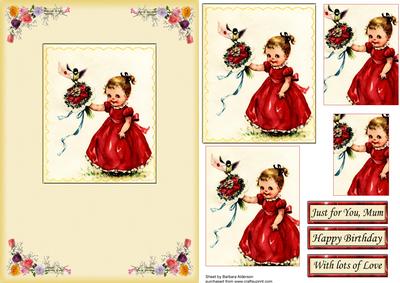 A Posy for Mum with Love