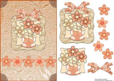 Flowers in Peach