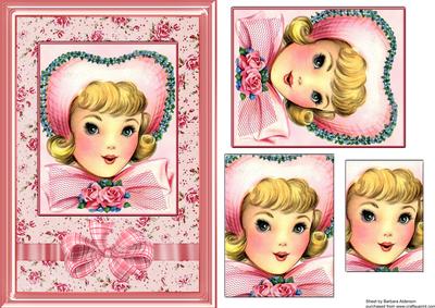 Pretty in Pink with Her Bonnet