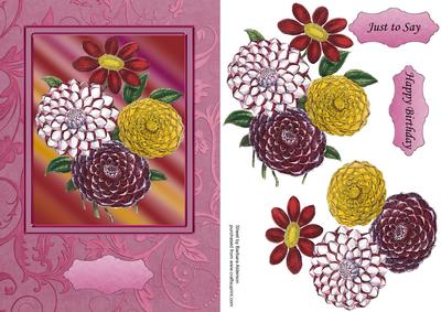 Floral in Plums
