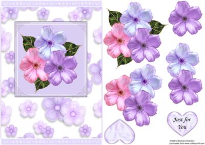 A Trio of Painted Flowers