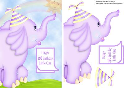 1st Birthday with the Pink Elephant