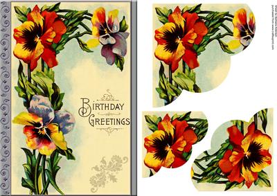 Vintage Pansies
